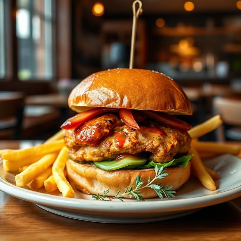 Buffalo Chicken Burger